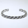 Twisted Silver Bracelet by Steve Arviso