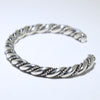 Twisted Silver Bracelet by Steve Arviso