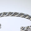 Twisted Silver Bracelet by Steve Arviso