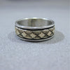 14K & Silver Ring by Bruce Morgan