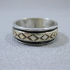 14k & Silver Ring by Bruce Morgan