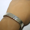 Silver Bracelet by Steve Yellowhorse 5-3/4"