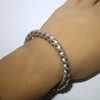 Silver Bracelet by Arnold Goodluck 5"