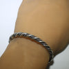 Twisted Silver Bracelet by Steve Arviso