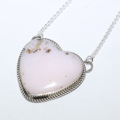 Pink Opal Necklace by Fred Peters