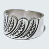 Silver ring by Steve Yellowhorse size11.5
