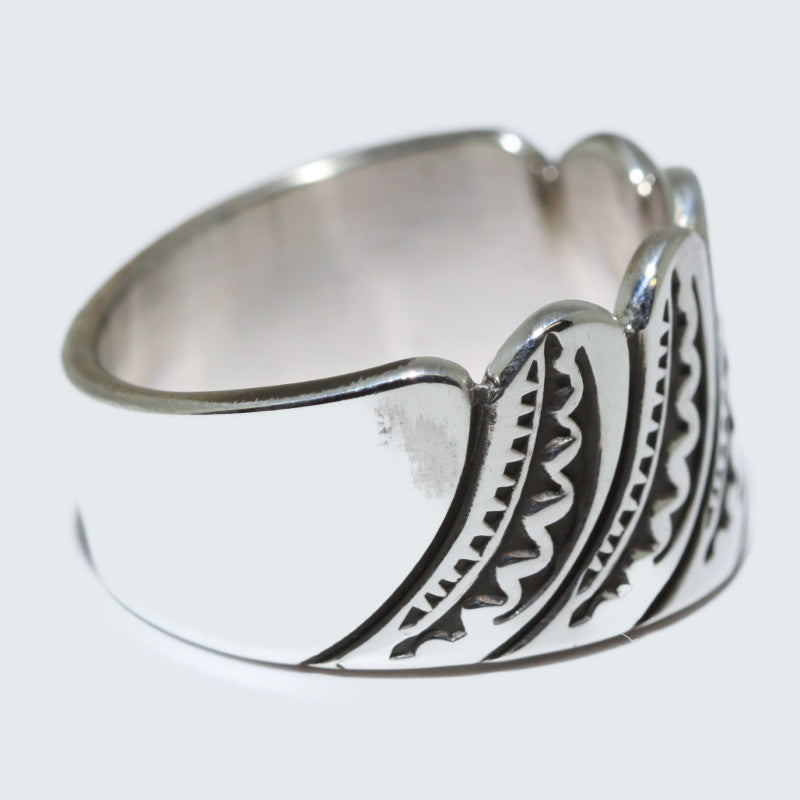 Silver ring by Steve Yellowhorse size11.5