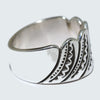 Silver ring by Steve Yellowhorse size11.5