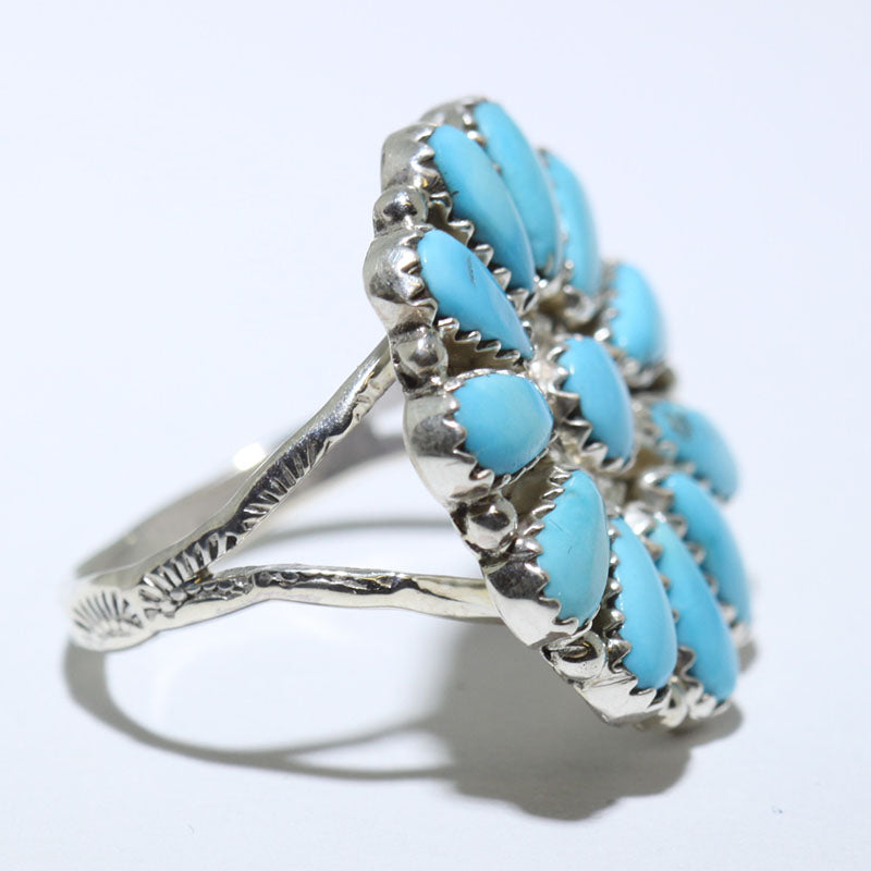 Turquoise Ring by Navajo size 9