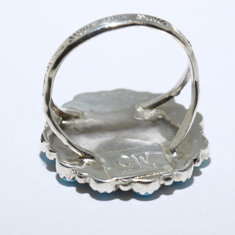 Turquoise Ring by Navajo size 9