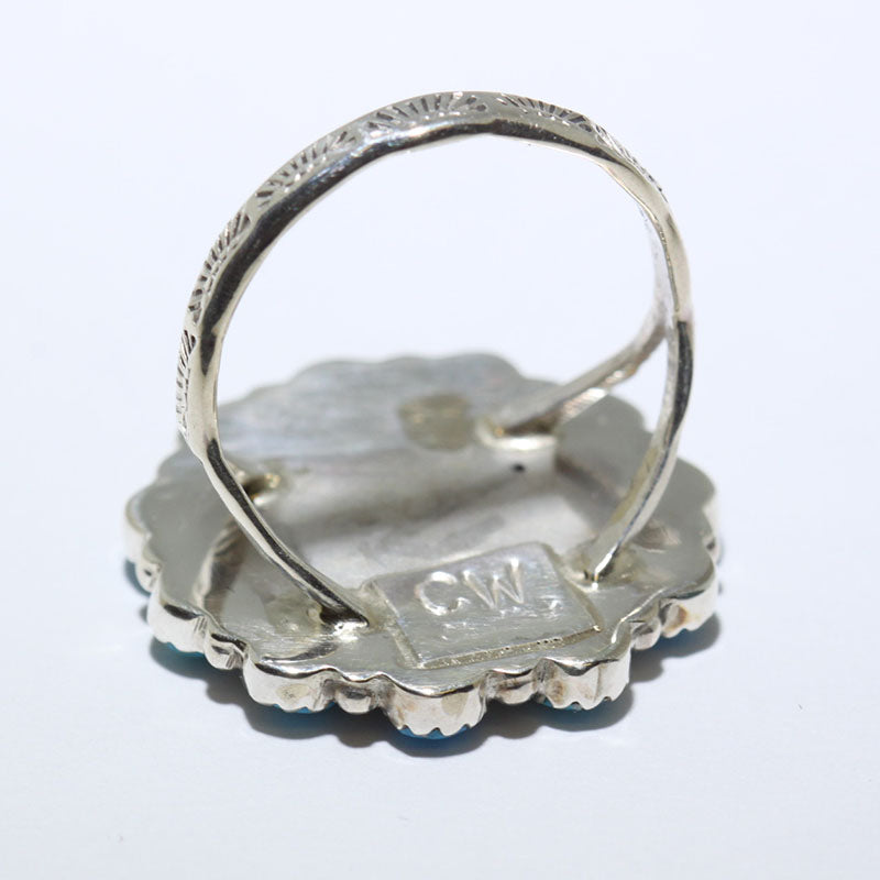 Turquoise Ring by Navajo size 9