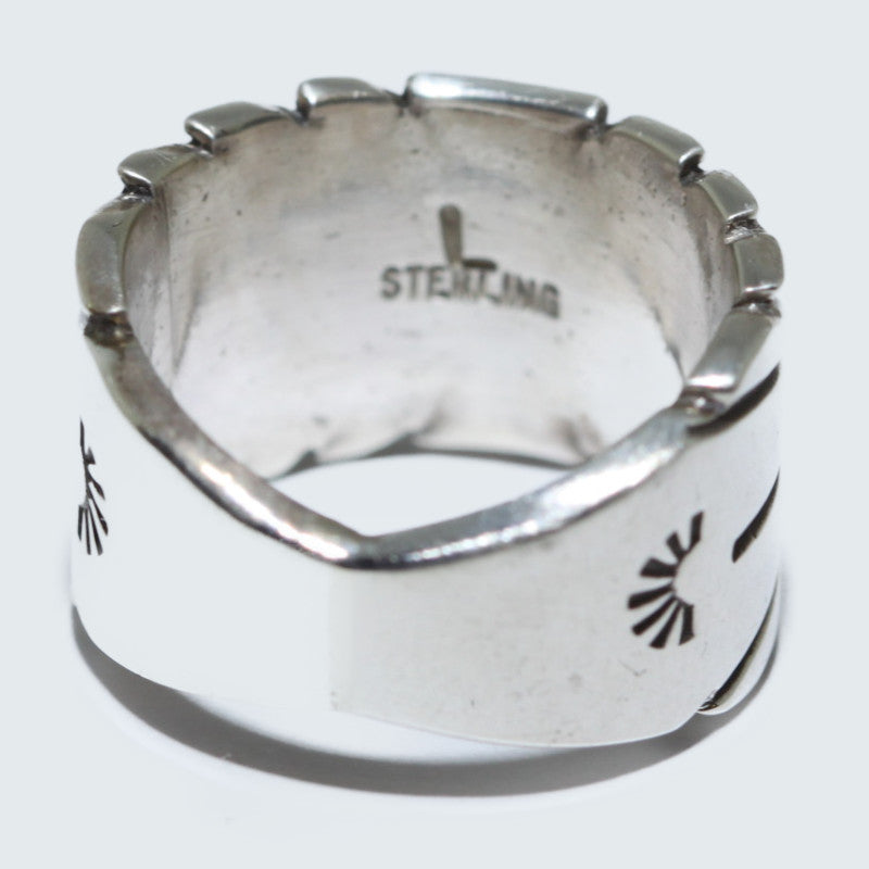Silver ring by Lutricia Yellowhair size 5