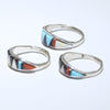 Inlay Turquoise Ring by Navajo