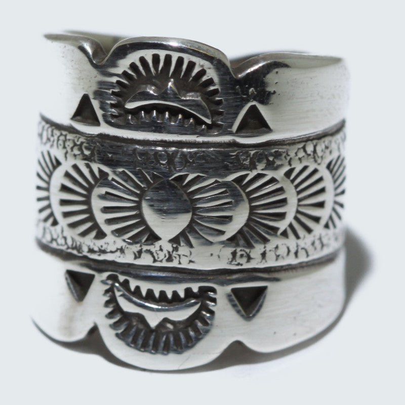 Silver ring by Navajo size 4