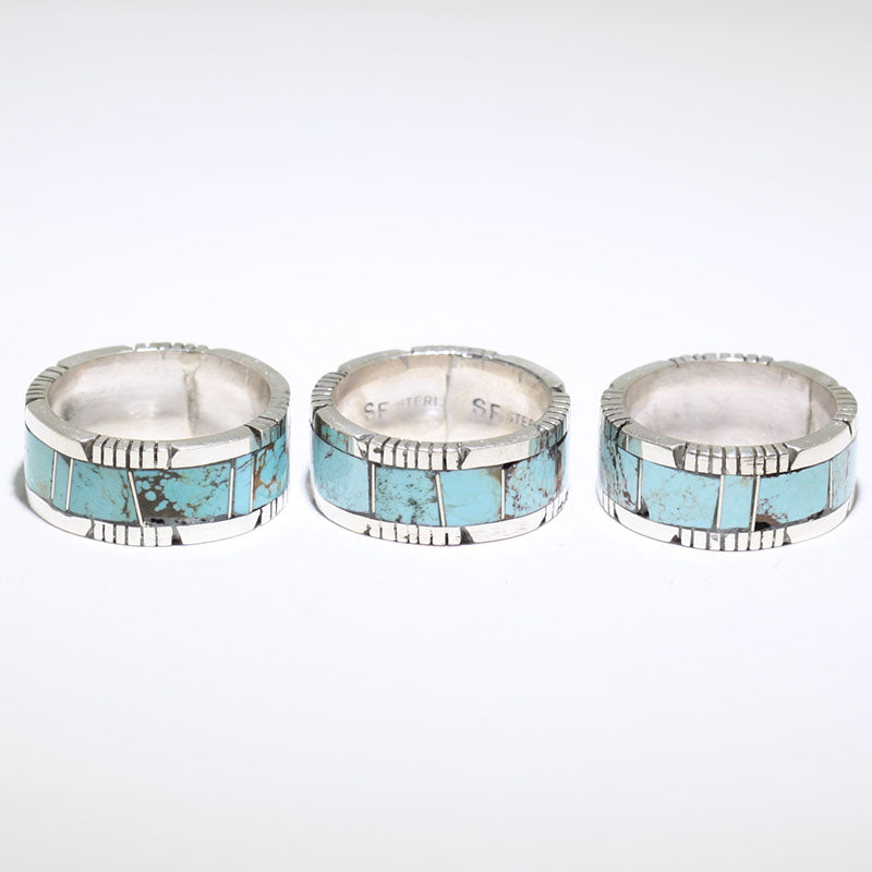 Turquoise Inlay Ring by Steve Francisco