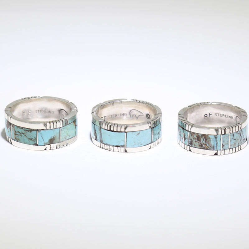 Turquoise Inlay Ring by Steve Francisco