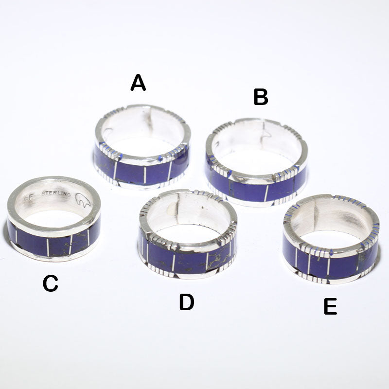 Lapis Inlay Ring by Steve Francisco