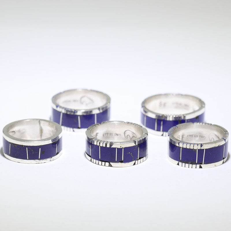 Lapis Inlay Ring by Steve Francisco