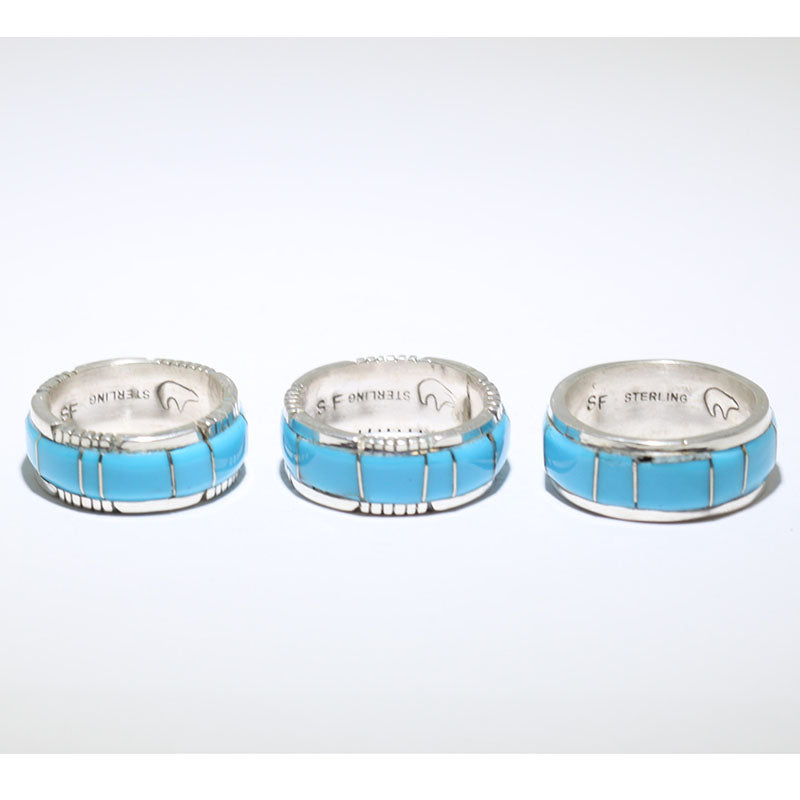 Turquoise Inlay Ring by Steve Francisco