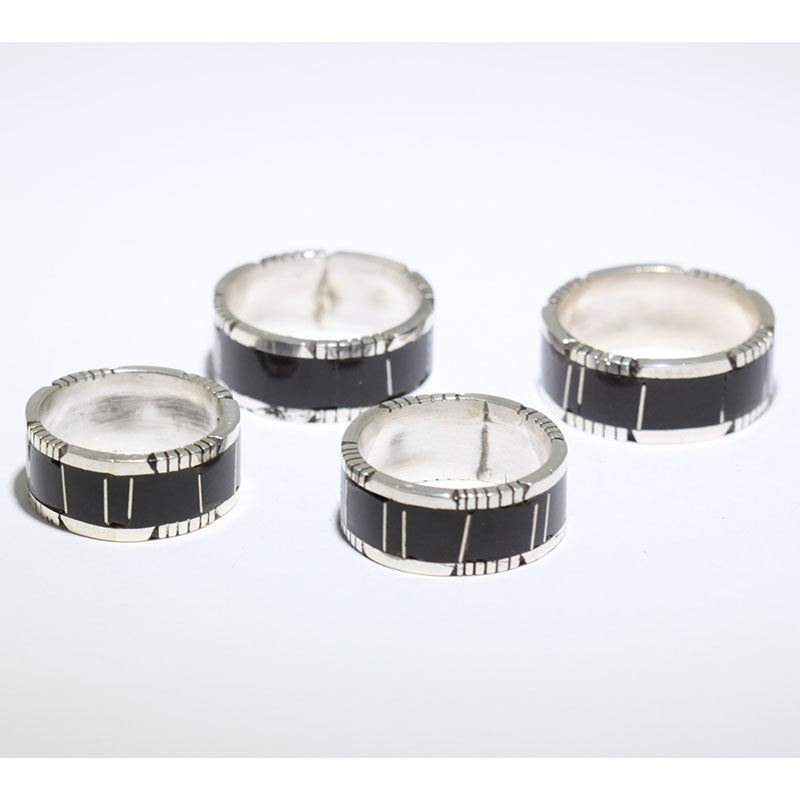 Onyx Inlay Ring by Steve Francisco