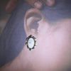 White Buffalo Earring by Sheila Tso
