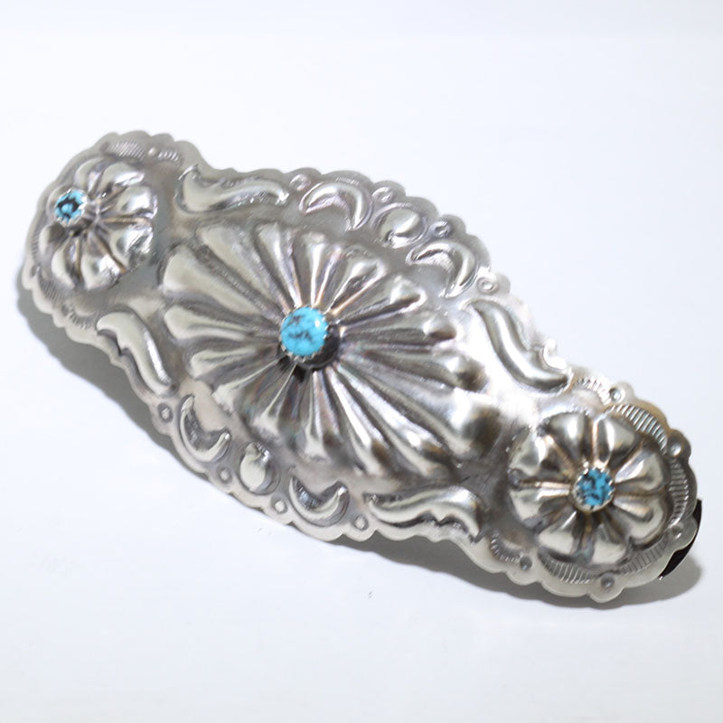Turquoise Barrette by Navajo