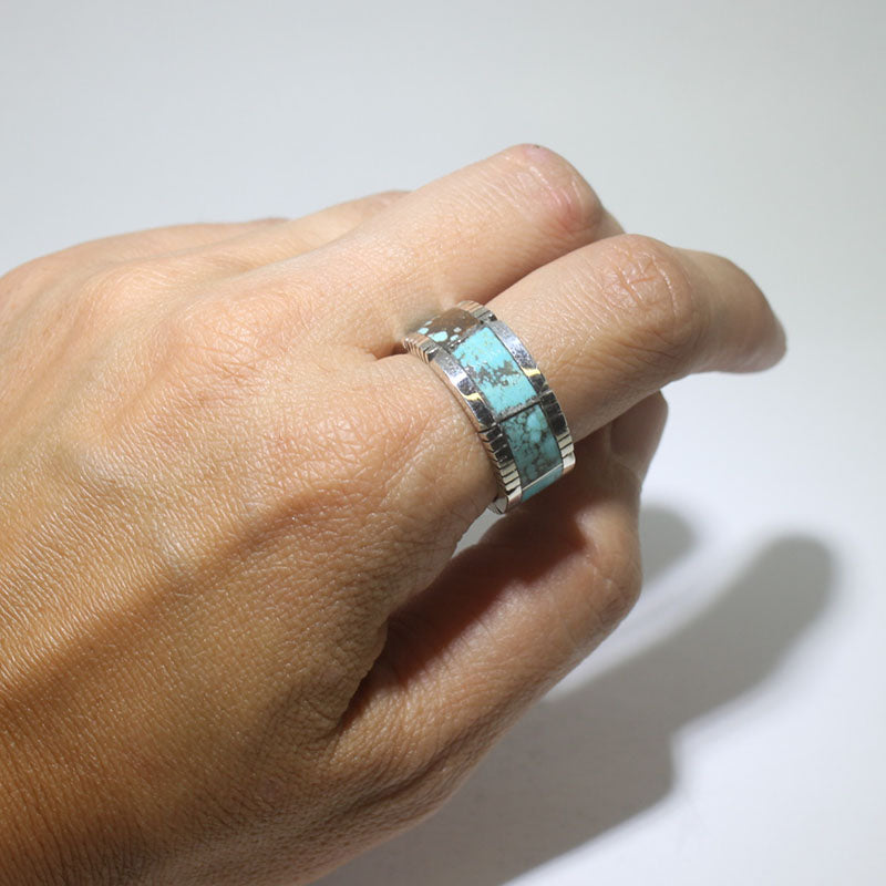 Turquoise Inlay Ring by Steve Francisco