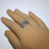Silver ring by Steve Yellowhorse size11.5