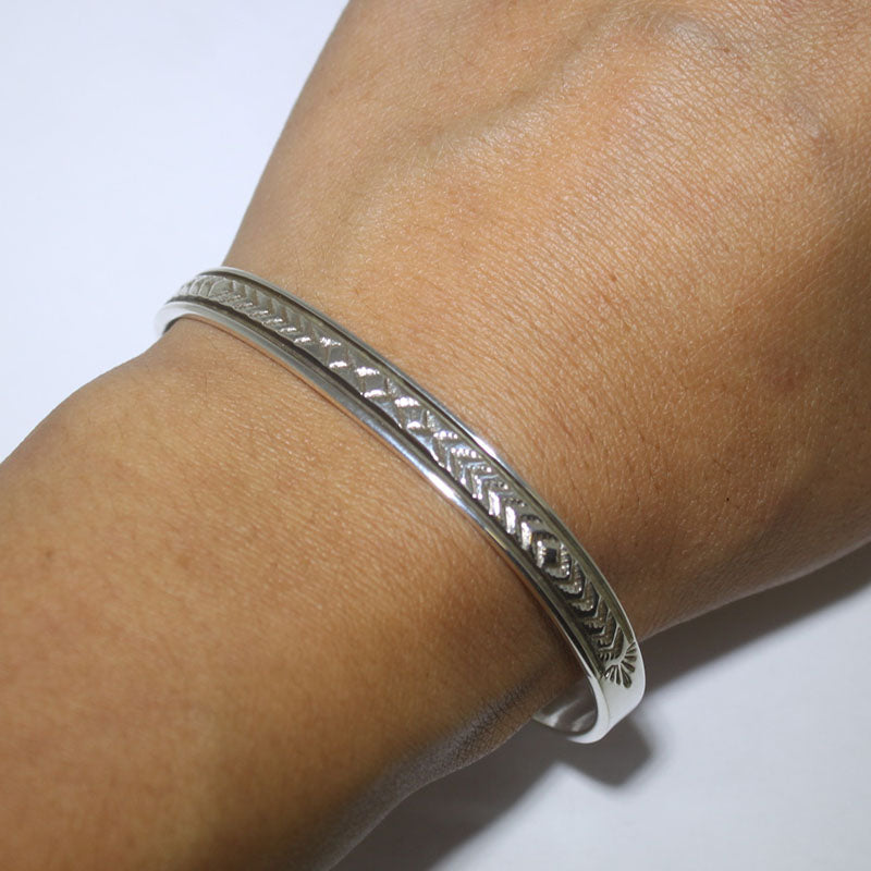 Silver Bracelet by Bruce Morgan (0.20")