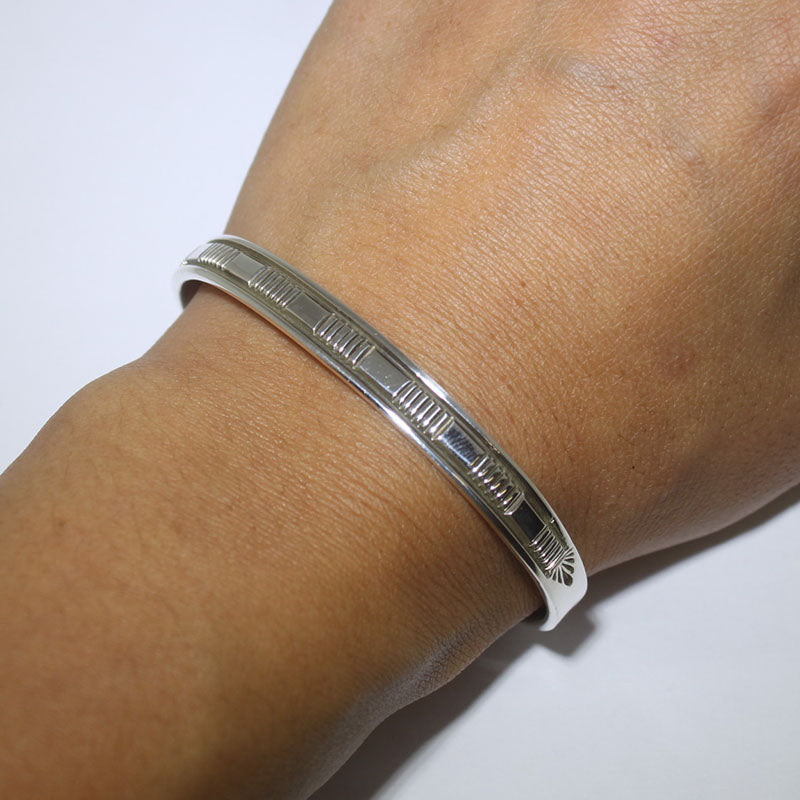 Silver Bracelet by Bruce Morgan (0.20")
