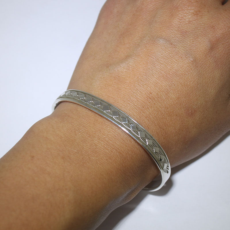 Silver Bracelet by Bruce Morgan (0.20")