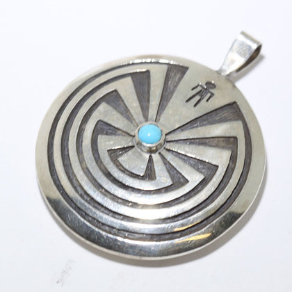 Reversible Silver Pendant by Hopi