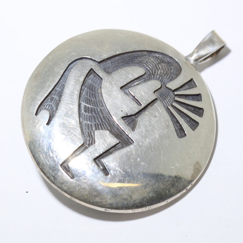 Reversible Silver Pendant by Hopi