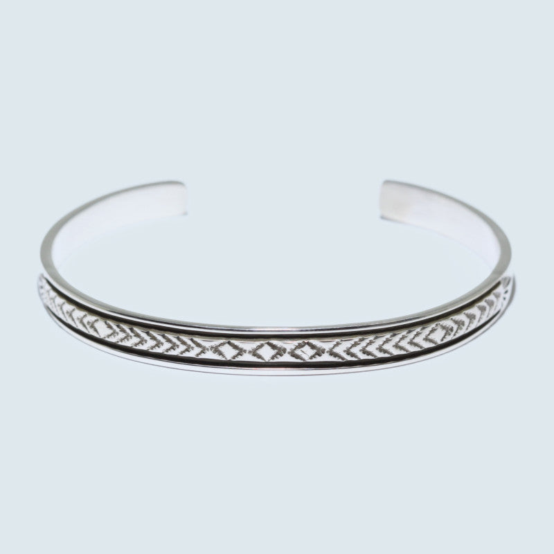 Silver Bracelet by Bruce Morgan (0.20")