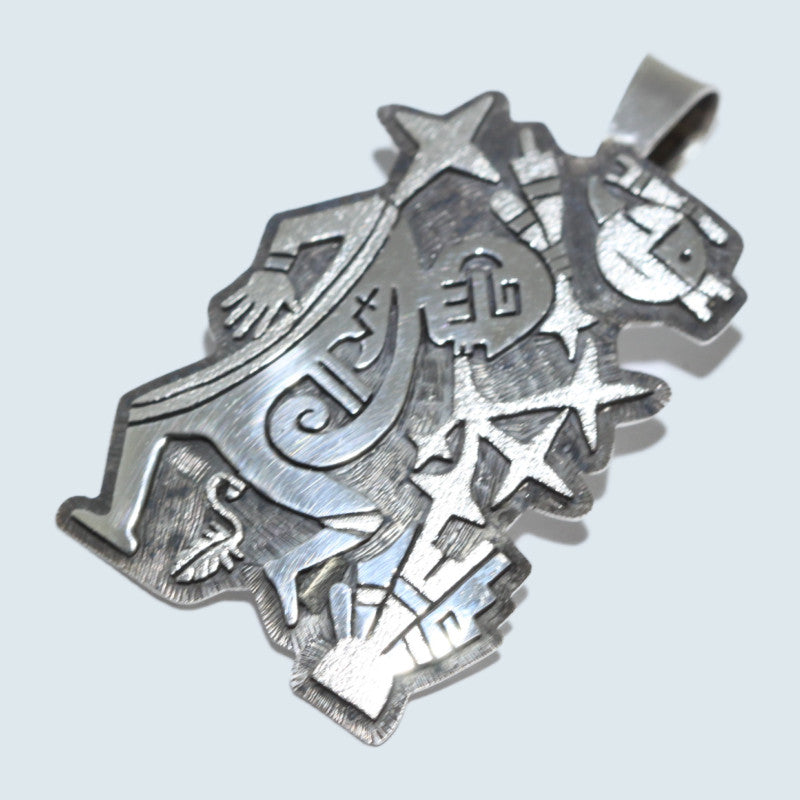 Silver Pendant by Berra Tawahongva