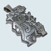 Silver Pendant by Berra Tawahongva