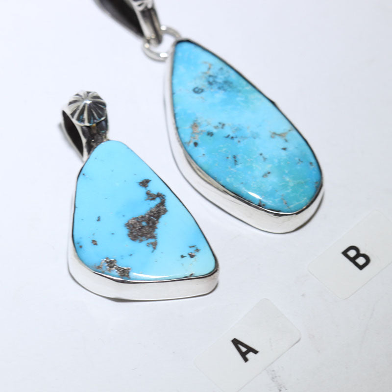 Blue Gem Pendant by Kinsley Natoni