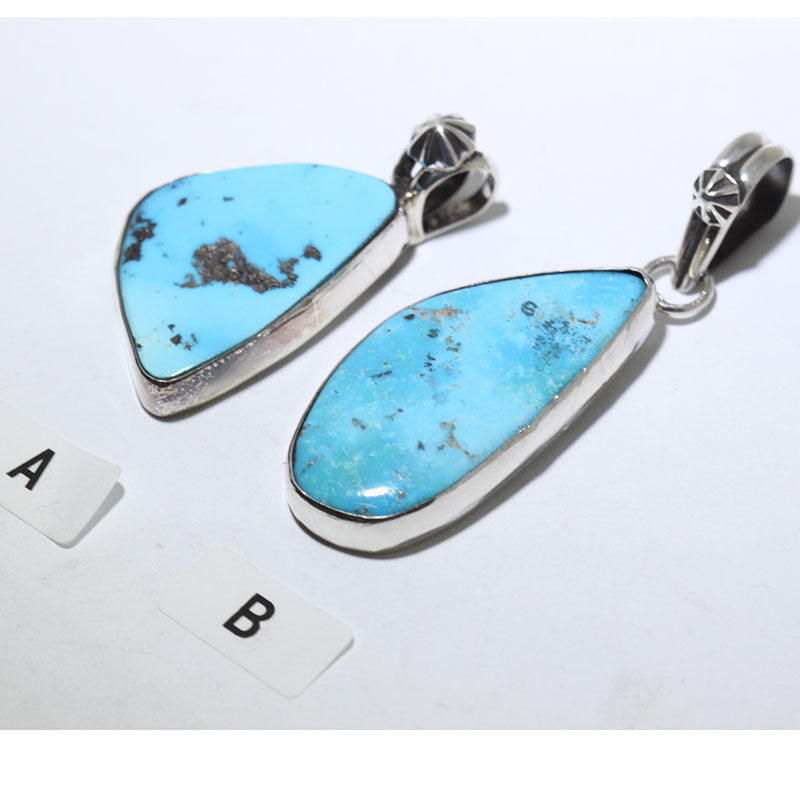 Blue Gem Pendant by Kinsley Natoni