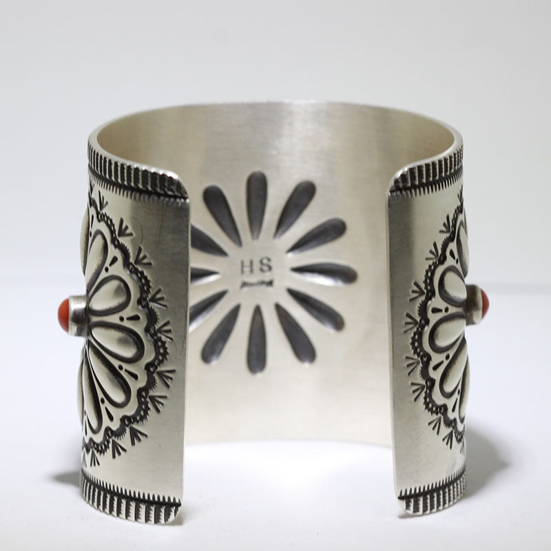 Coral Bracelet by Herman Smith 5-3/8"