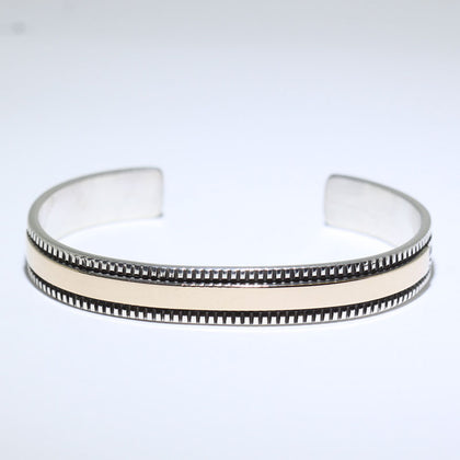 14K/Silver Bracelet by Bruce Morgan