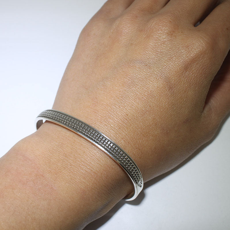 Silver Bracelet by Bruce Morgan (0.20")