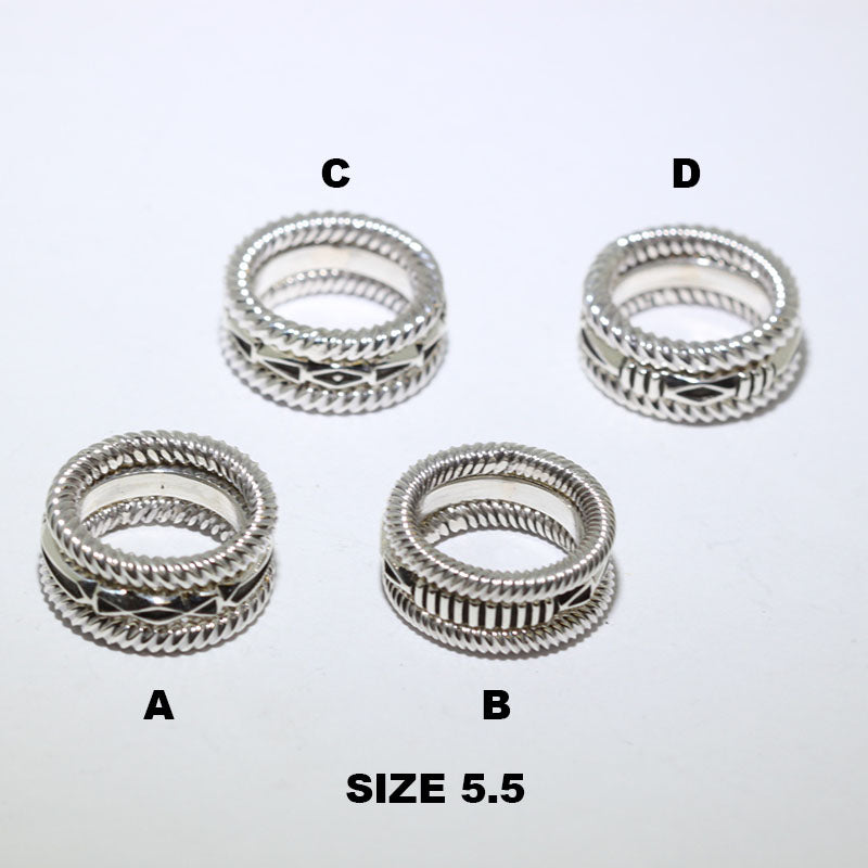 3 Set Silver Ring by Jennifer Curtis