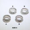 3 Set Silver Ring by Jennifer Curtis