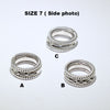 3 Set Silver Ring by Jennifer Curtis