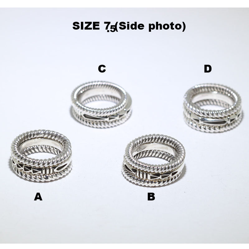 3 Set Silver Ring by Jennifer Curtis