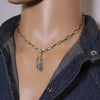 Feather pendant by Harvey Mace (silver or gold)
