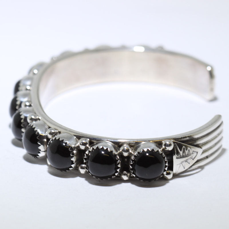 Onyx Bracelet by Phillip Yazzie 5-3/8"