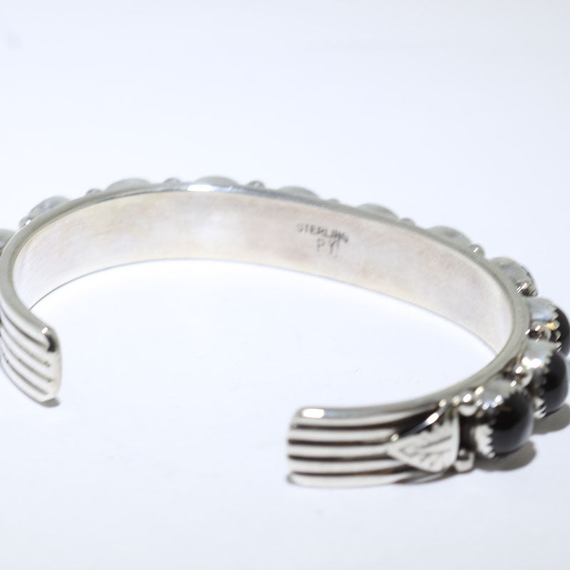Onyx Bracelet by Phillip Yazzie 5-3/8"