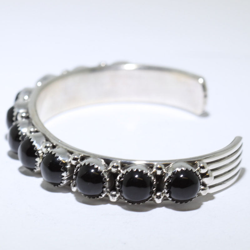 Onyx Bracelet by Phillip Yazzie 5-3/8"