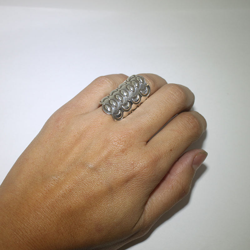 Silver ring by Alex Sanchez  size 6